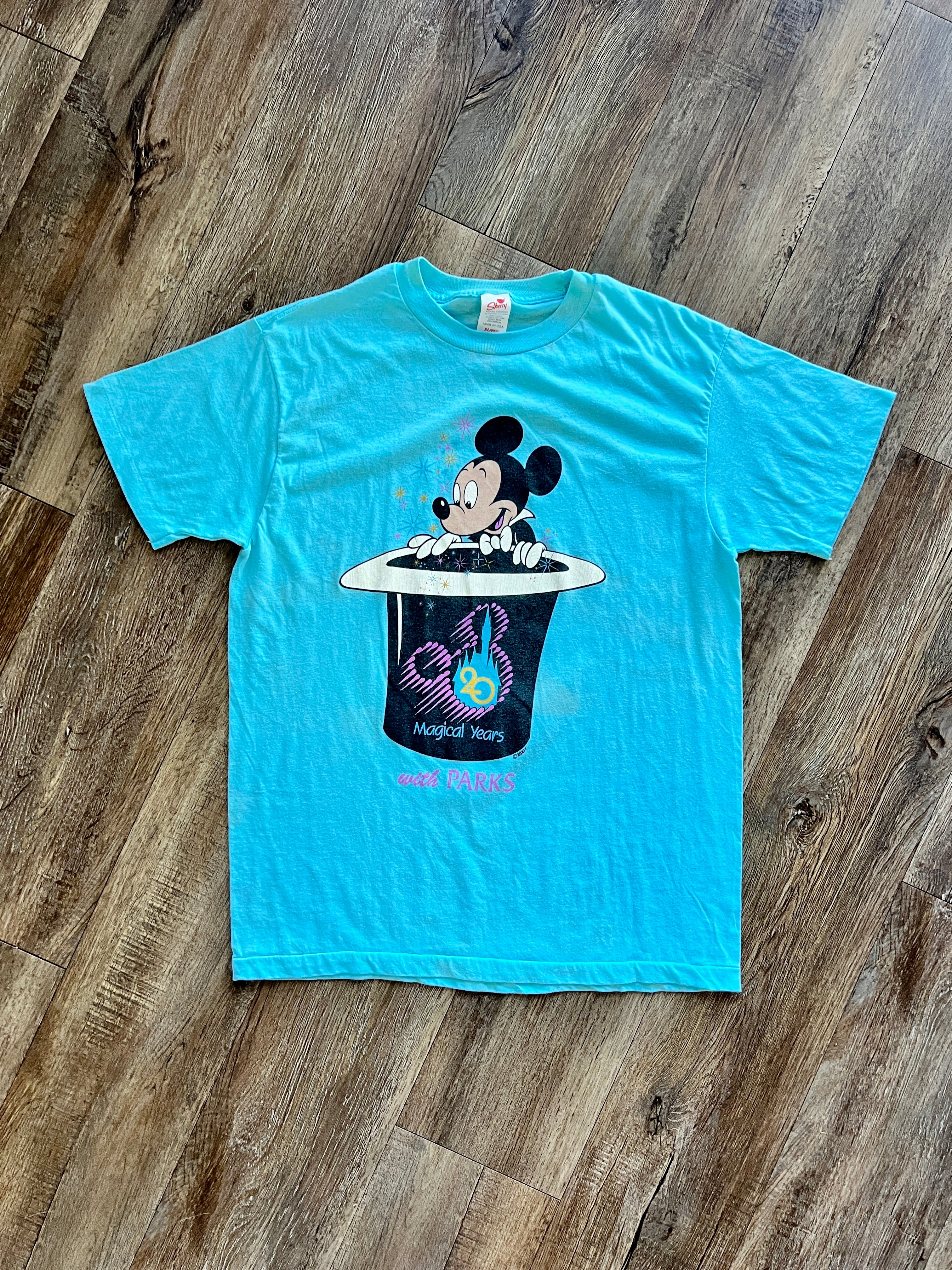 1255 -Blue 20 Magical Years with Parks Shirt - XL