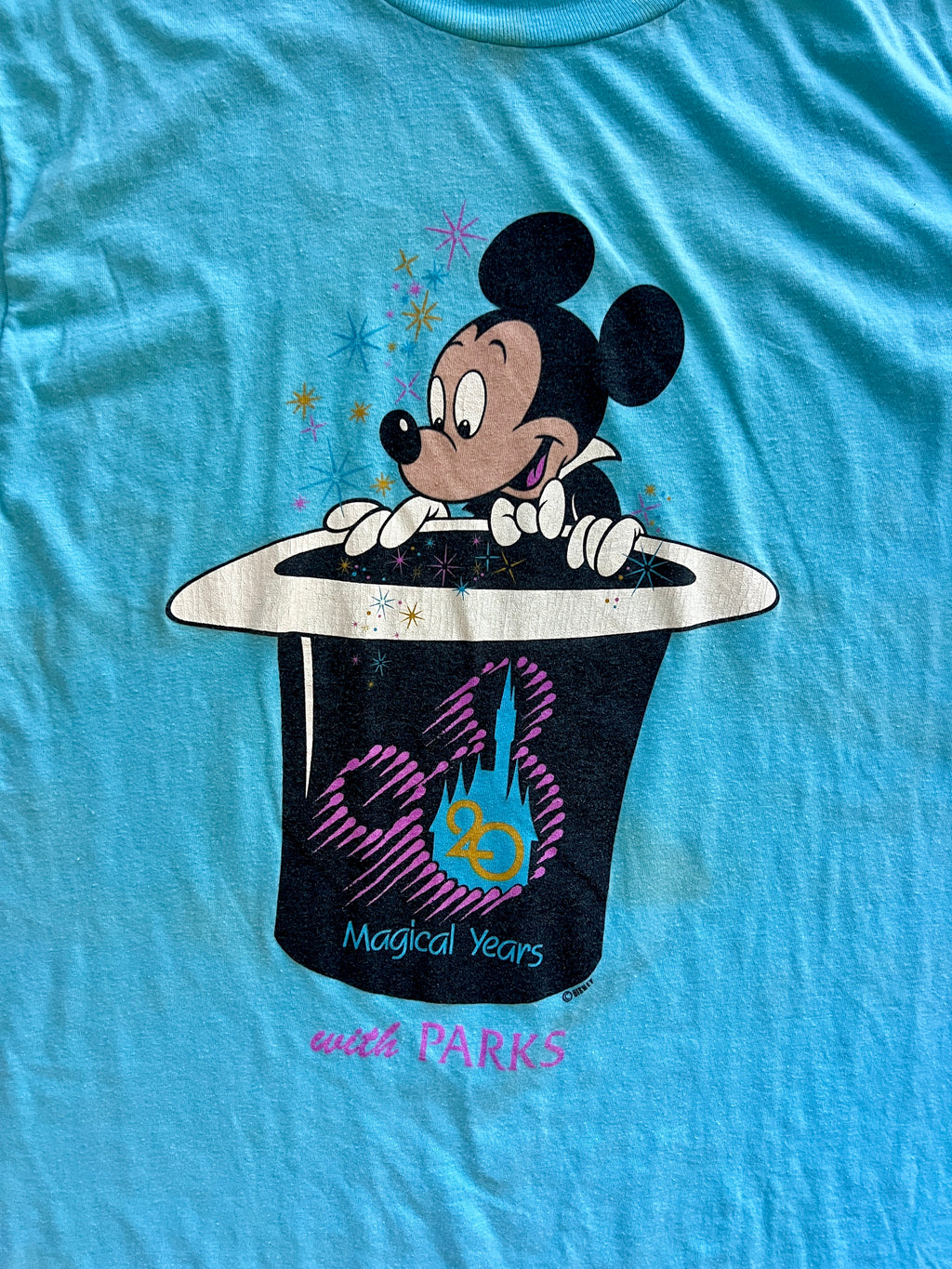 1255 -Blue 20 Magical Years with Parks Shirt - XL