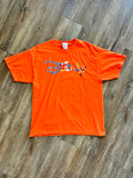 1258 -Orange Character Letter Disney Shirt - L