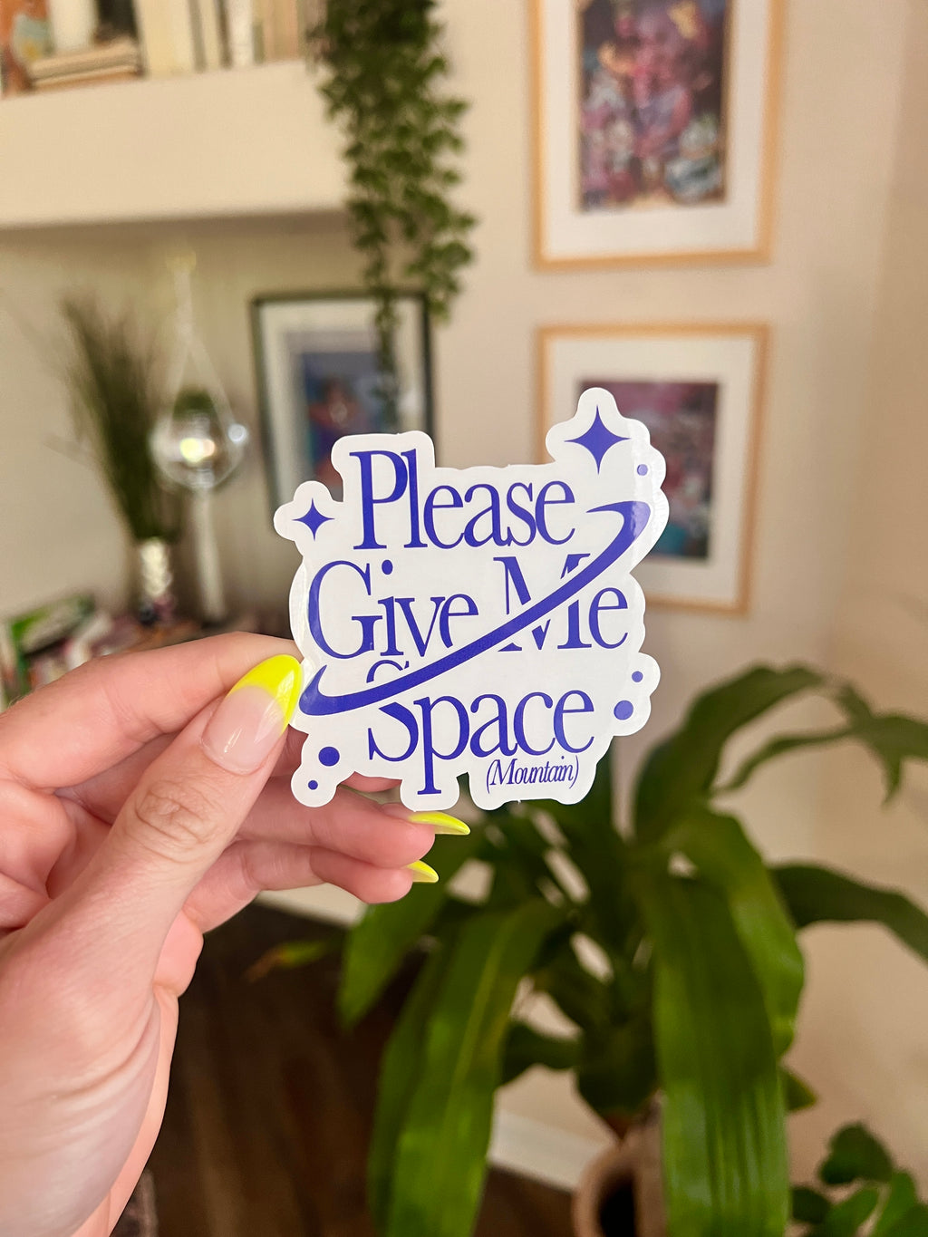 Please Give Me Space Sticker