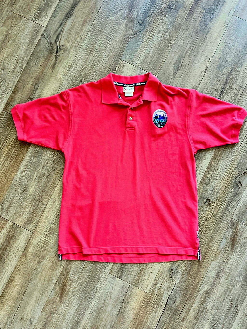 1259 -Red MGM 10 Year Anniversary Polo -M