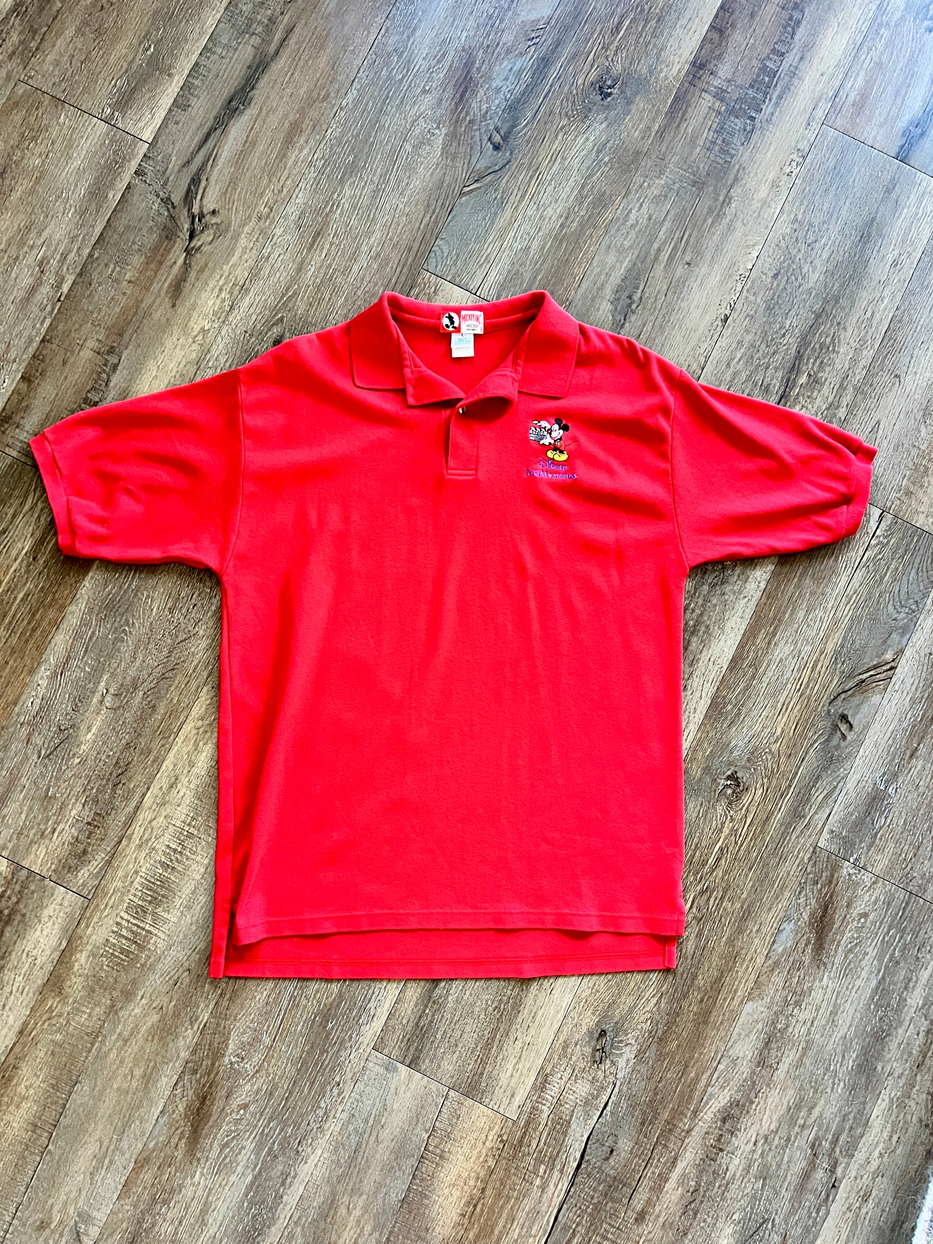 1260 -Red Director Mickey MGM Studios Polo - L