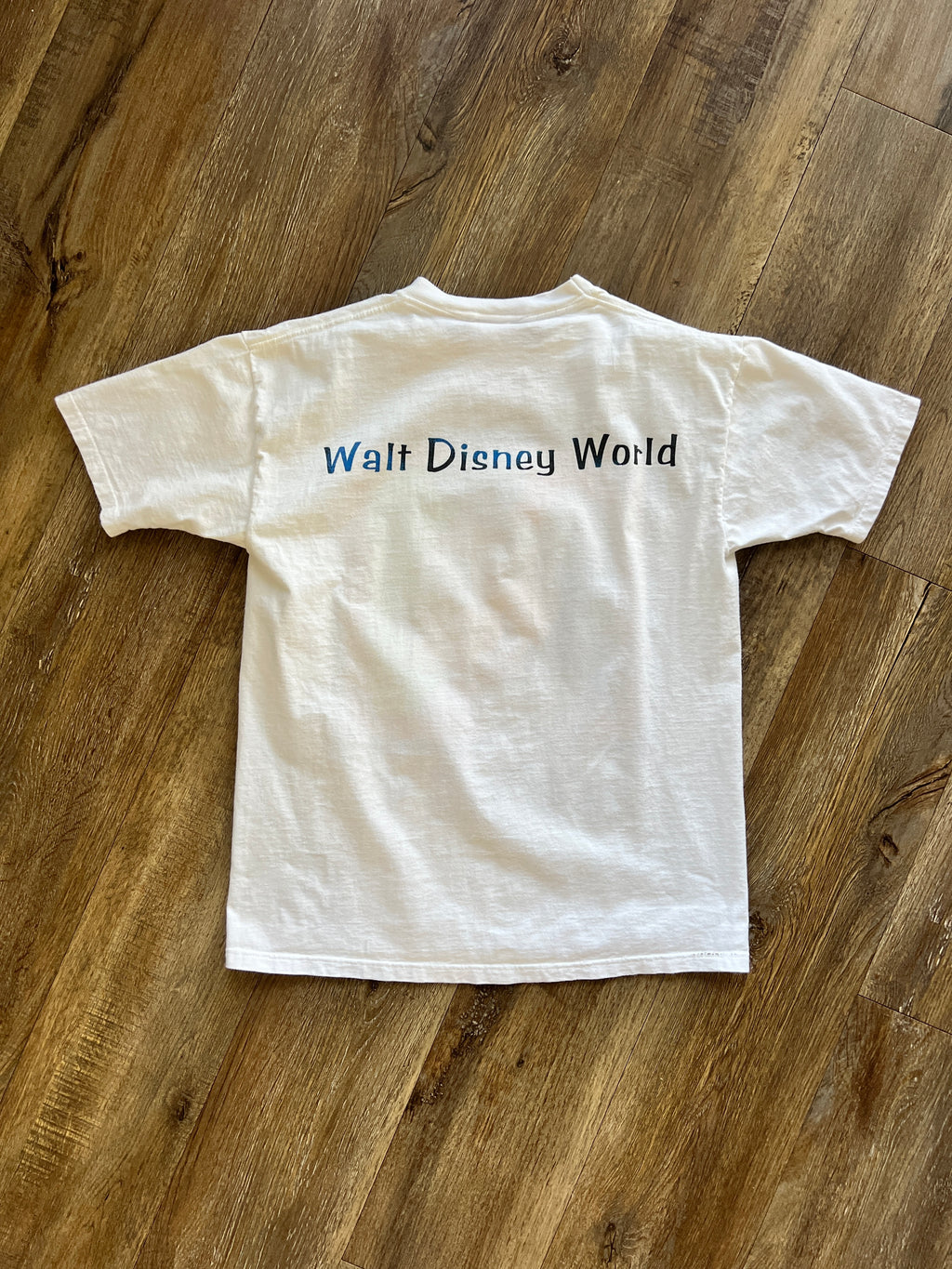 1262 -White Color Block Mickey WDW Shirt - S