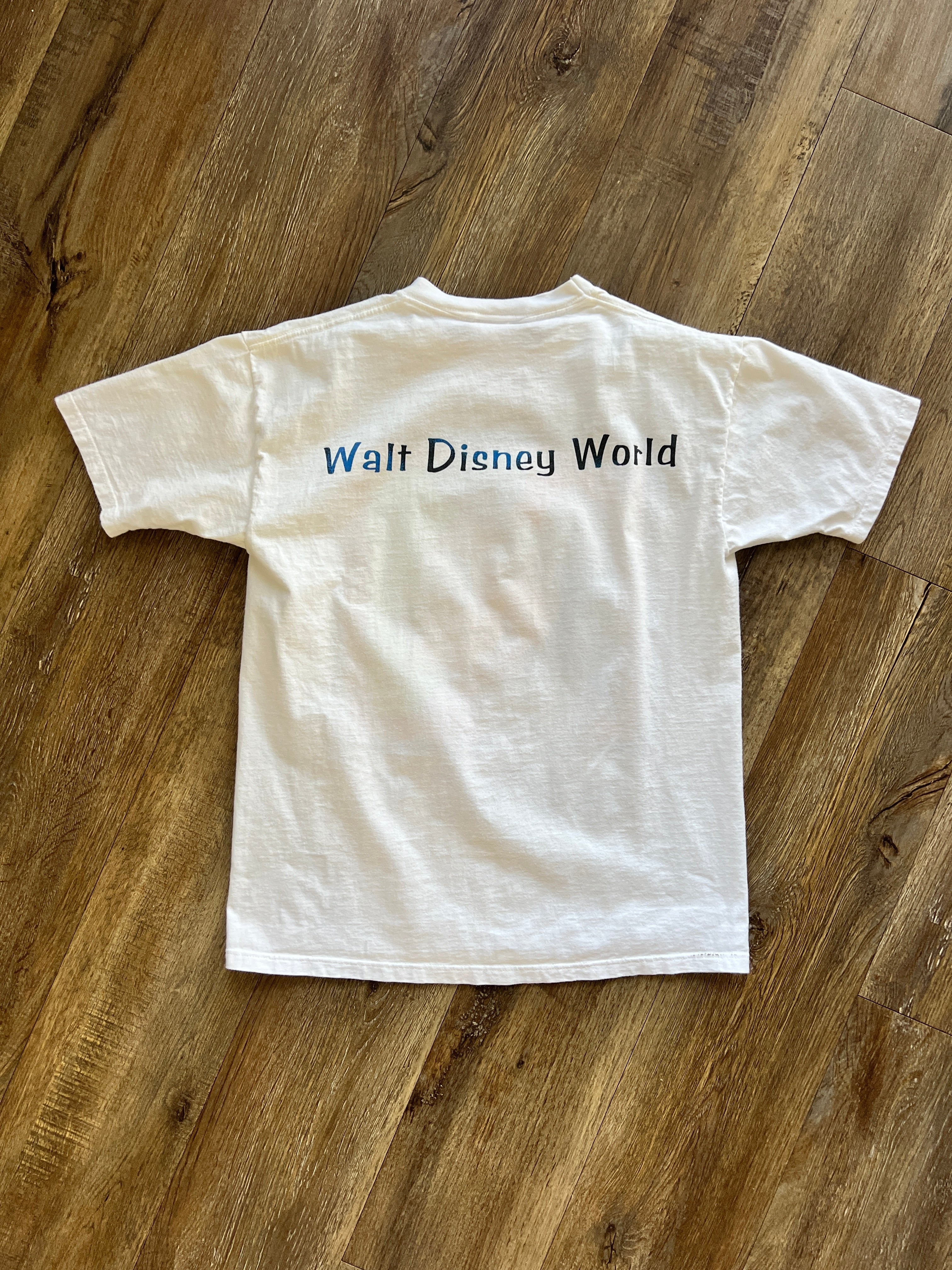1262 -White Color Block Mickey WDW Shirt - S