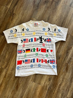1264 -White EPCOT Country AOP Shirt - OSFA