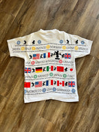 1264 -White EPCOT Country AOP Shirt - OSFA