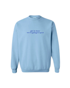Get In Loser EPCOT Crewneck SPACESHIP EARTH BLUE