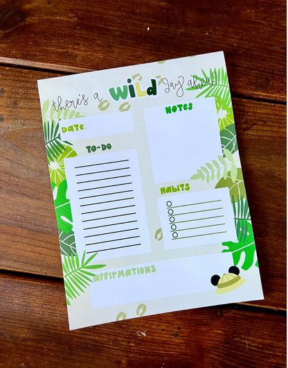 There's A Wild Day Ahead Animal Kingdom Planner
