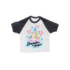 Remember The Magic Baby Raglan Crop