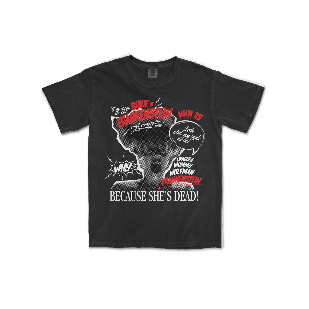 Bride of Frankenstein HHN 35 Tee