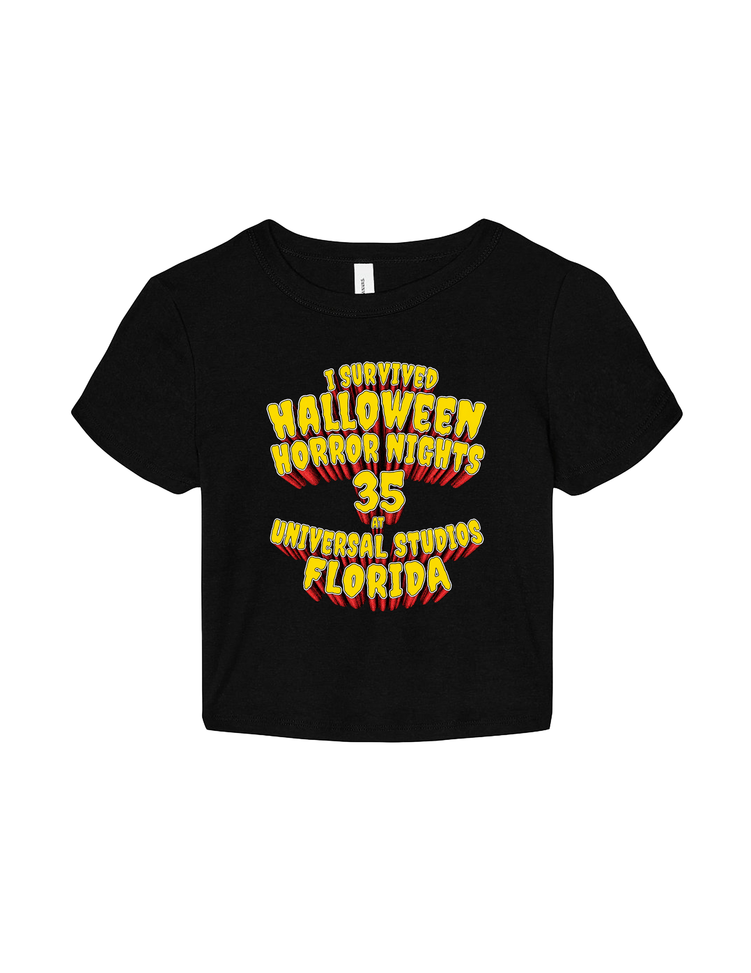 I Survived HHN 35 Playback Baby Tee