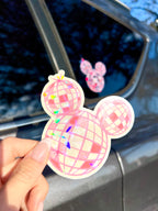 Disco Ball Suncatcher Sticker