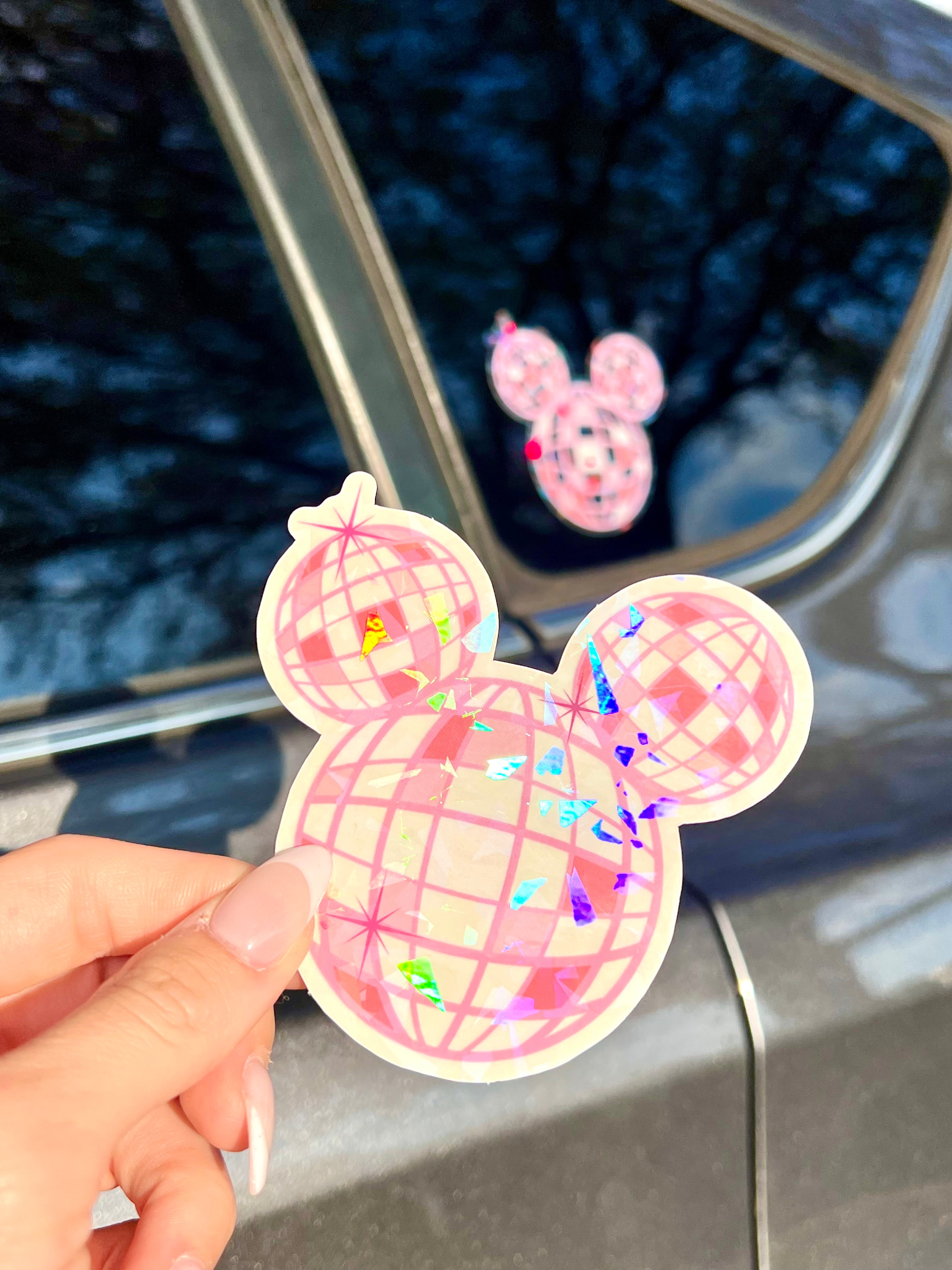 Disco Ball Suncatcher Sticker