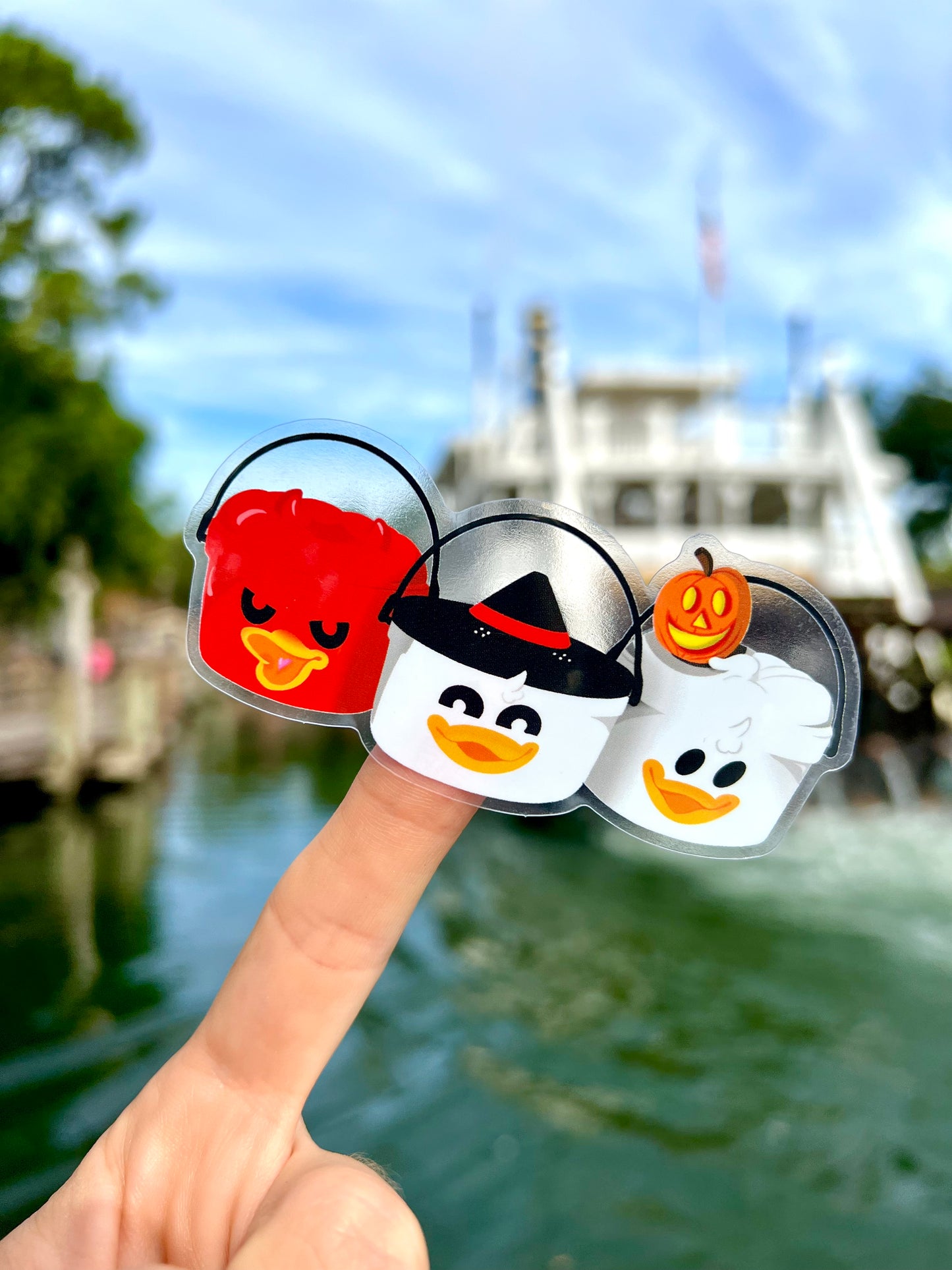 Huey, Dewey, & Louie Halloween Happy Meal Bucket Sticker