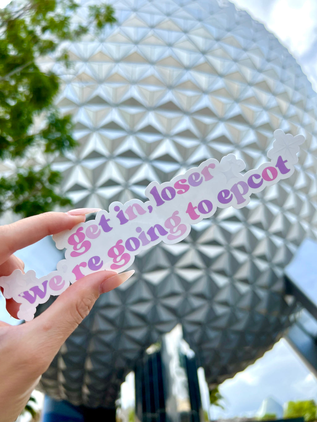Car Decal 🚙  Get In Loser EPCOT
