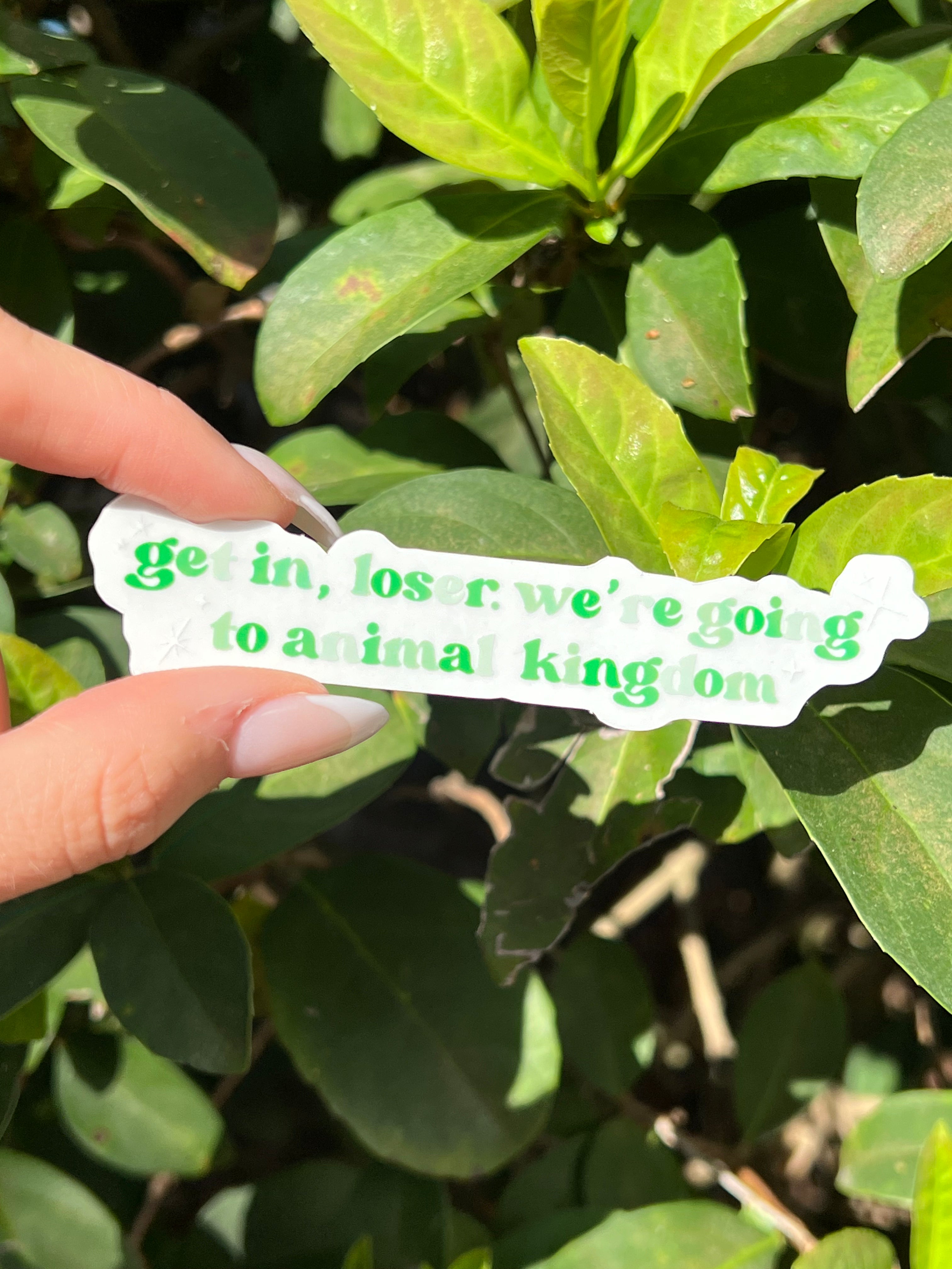 Get In, Loser Animal Kingdom Sticker