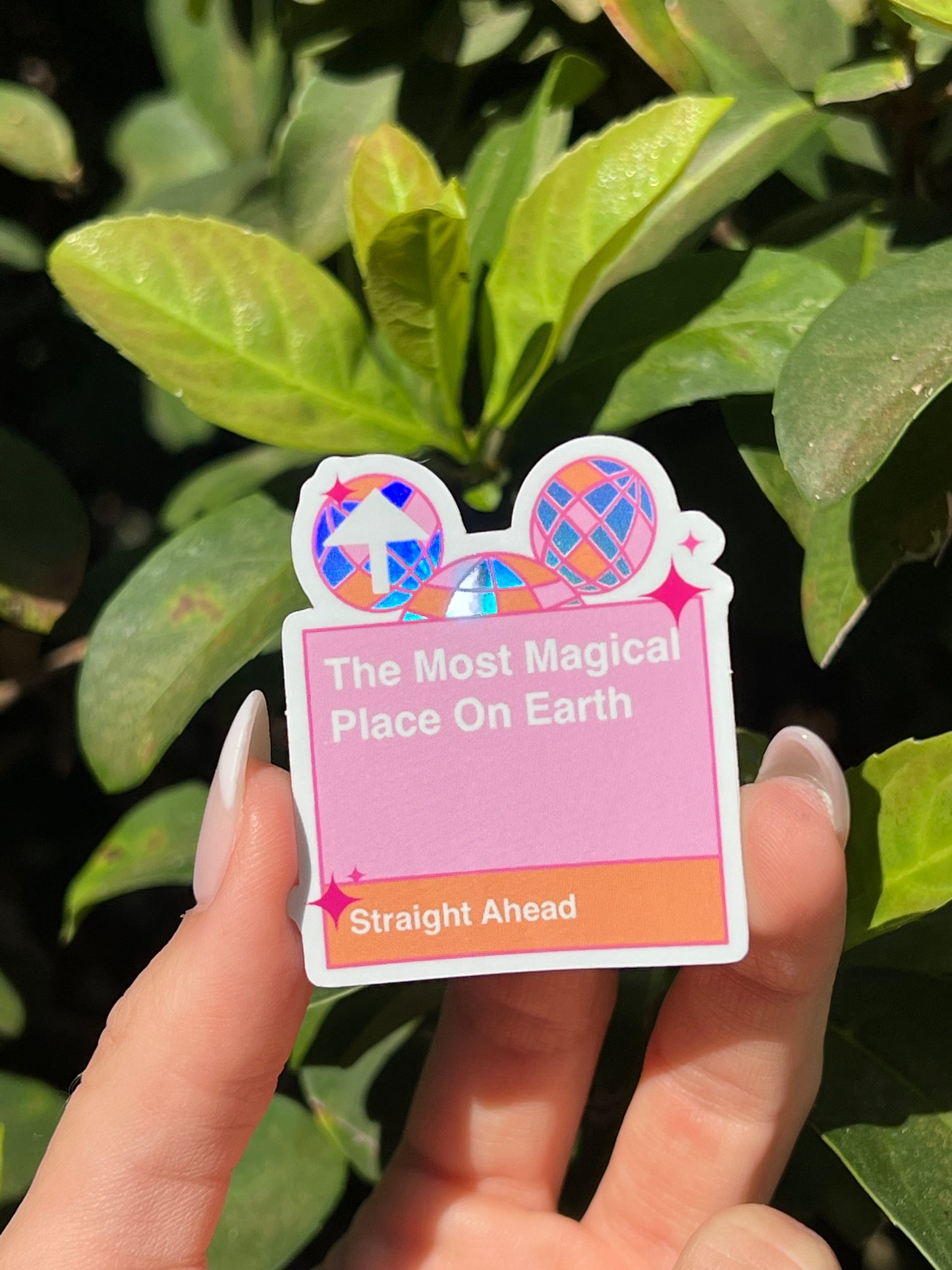 The Most Magical Place on Earth Disco Sticker